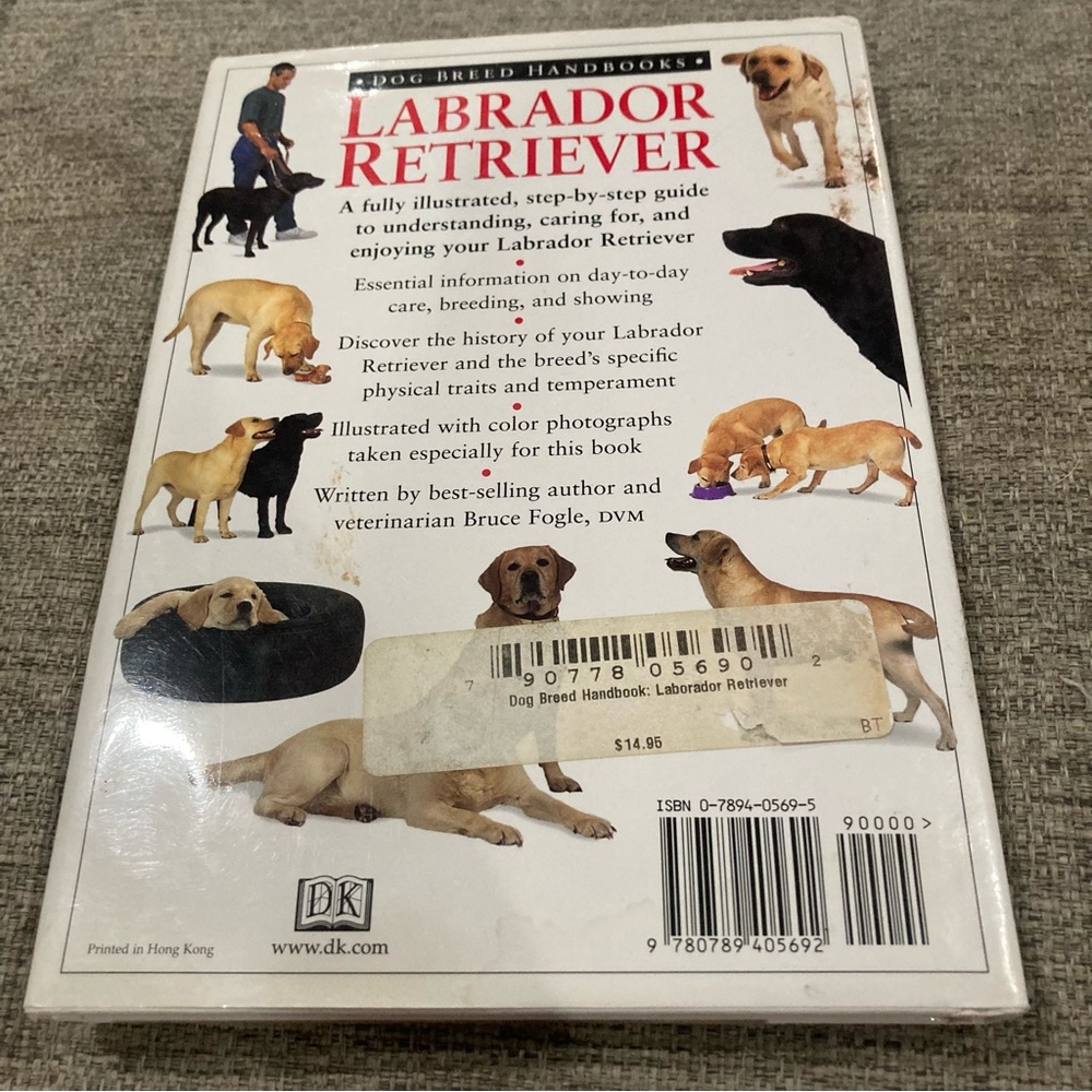 Labrador Retriever Dog Breed Handbook Hardcover by Bruce Fogle GUC - Picture 4 of 4